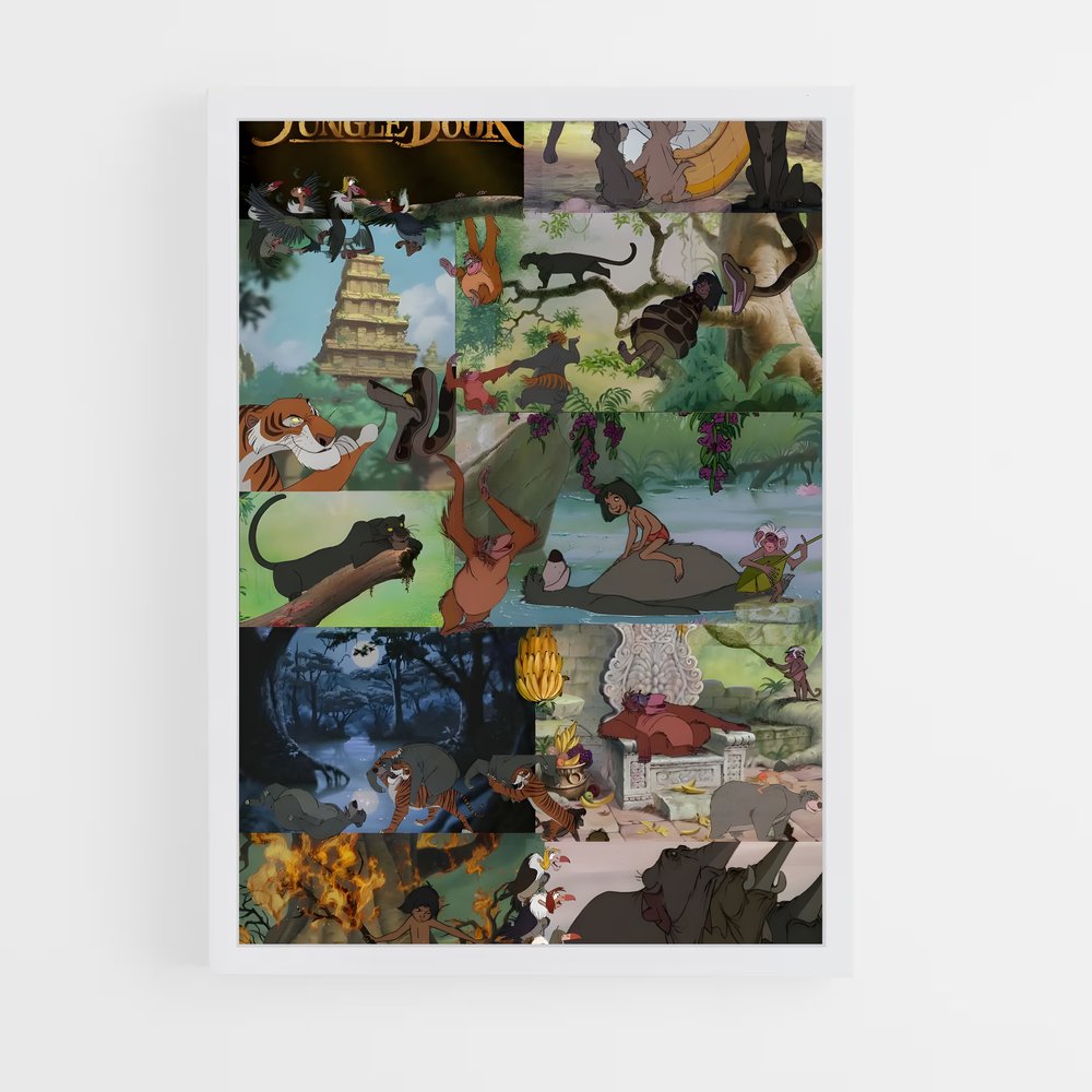 ap-jungle book-3 cadre Blanc
