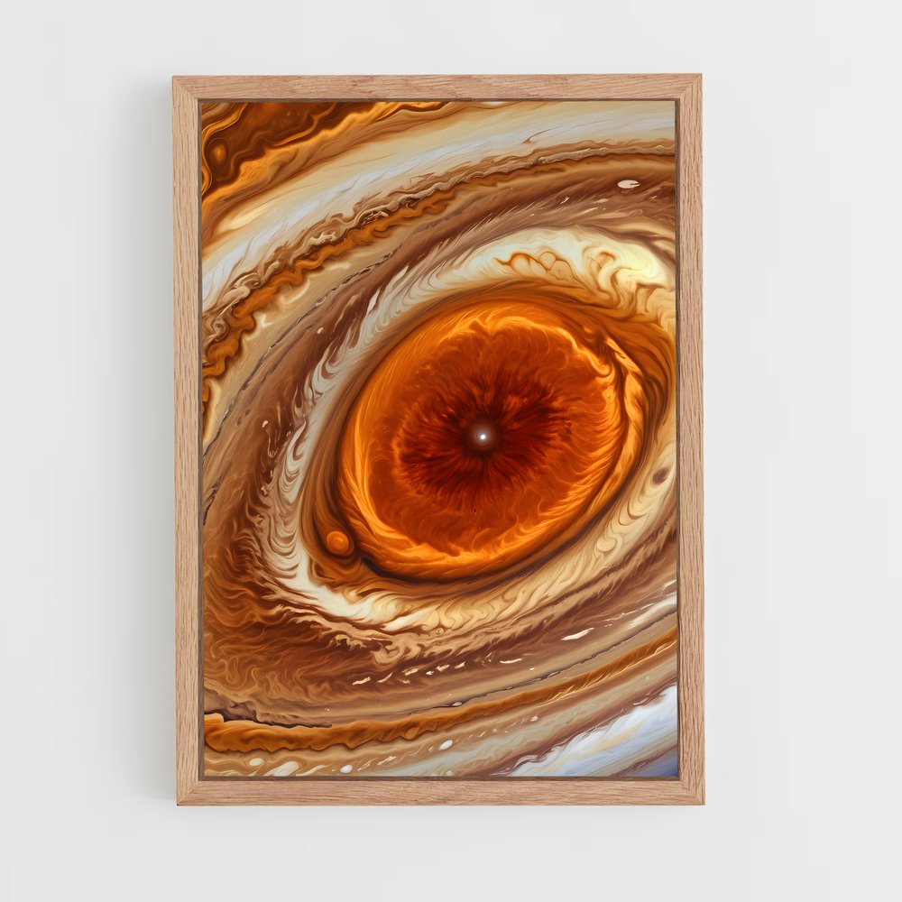 ap-jupiter red spot-4 cadre Bois clair