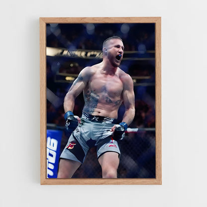 ap-justin gaethje-1 cadre Bois clair