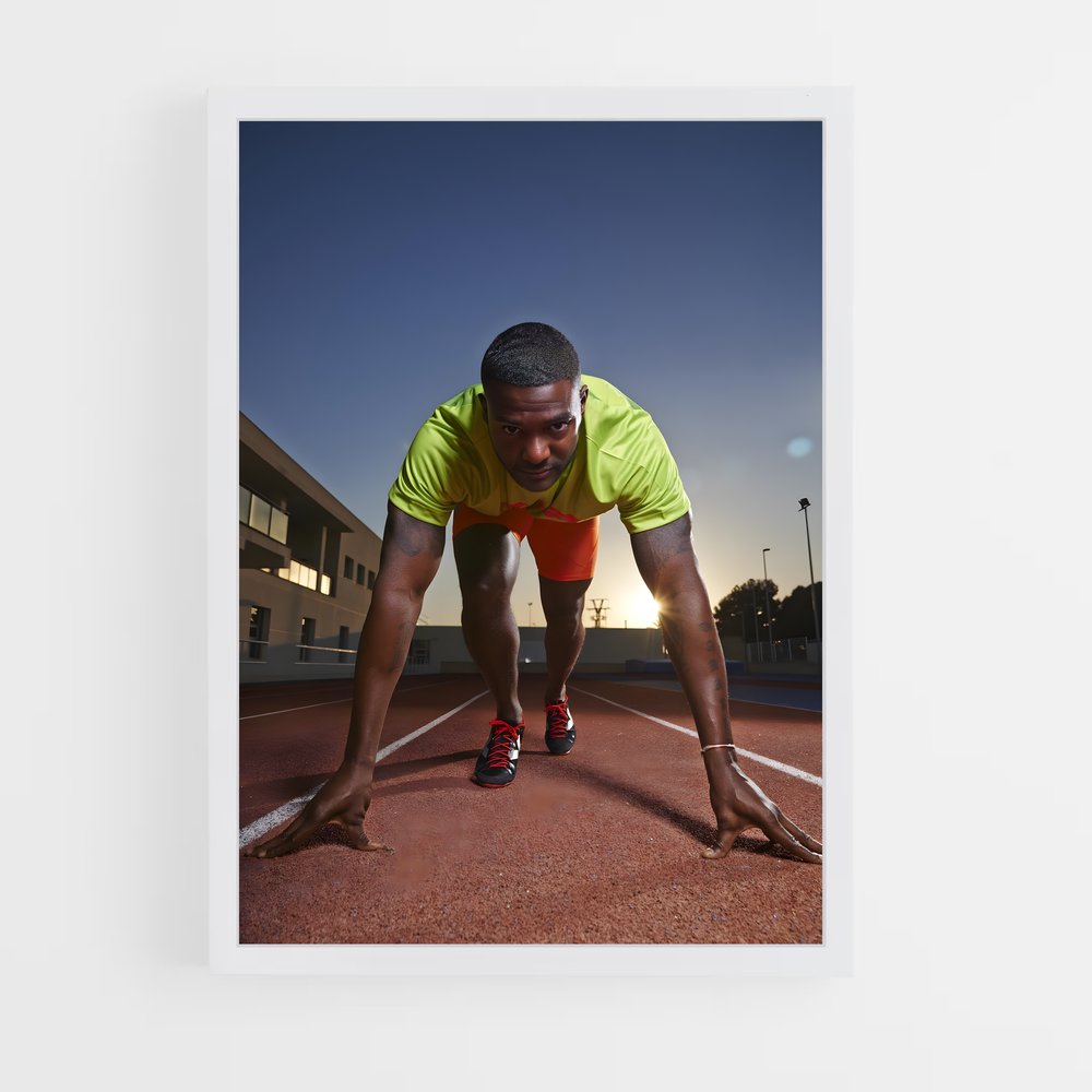 ap-justin gatlin-2 cadre Blanc