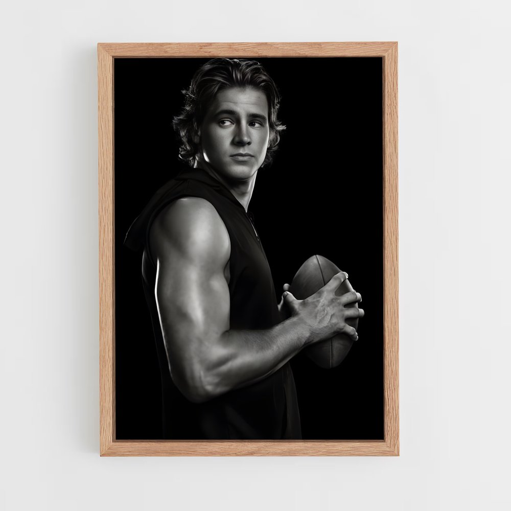 ap-justin herbert-1 cadre Bois clair