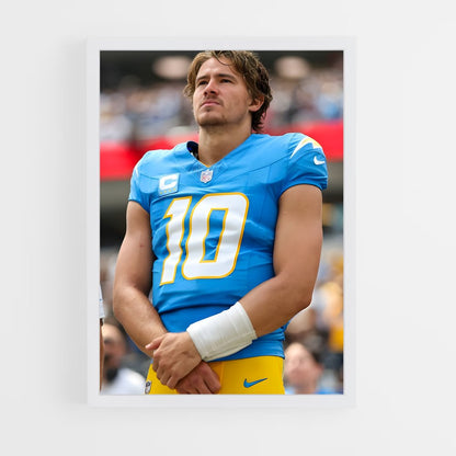 ap-justin herbert-4 cadre Blanc