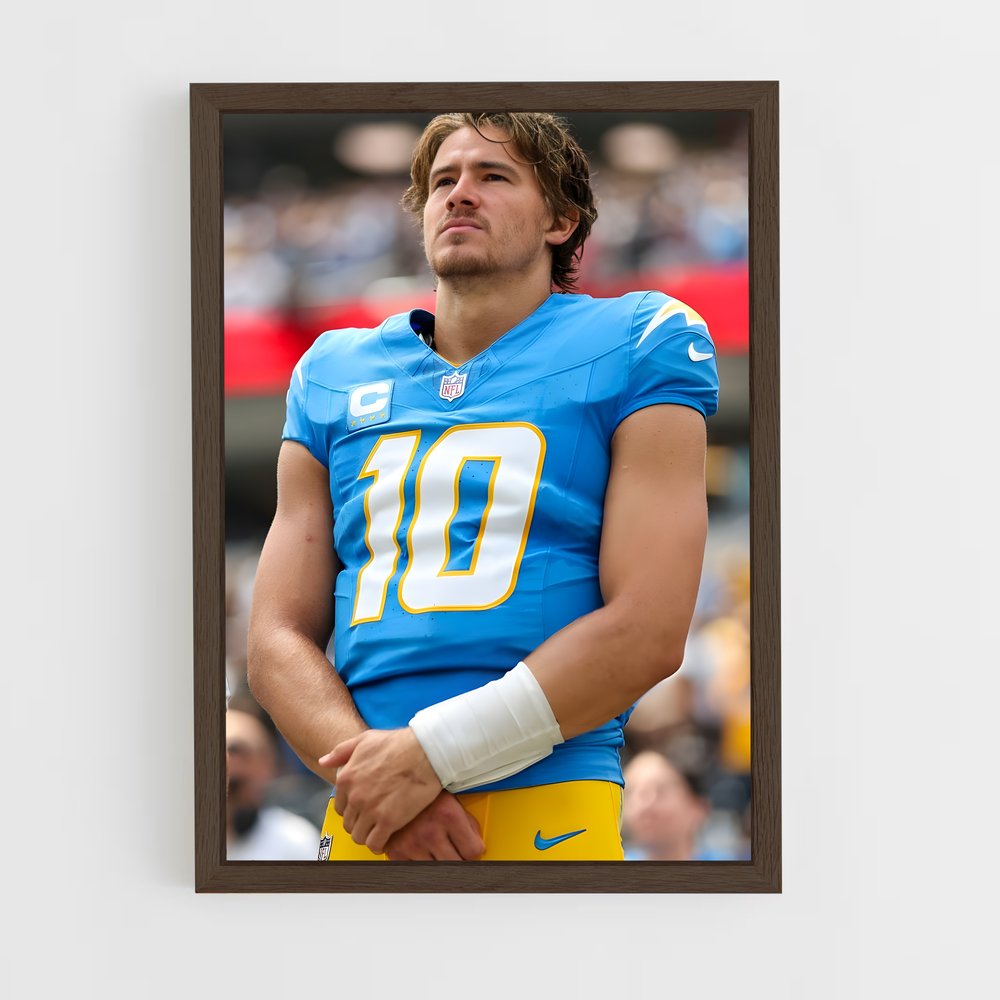 ap-justin herbert-4 cadre Bois foncé