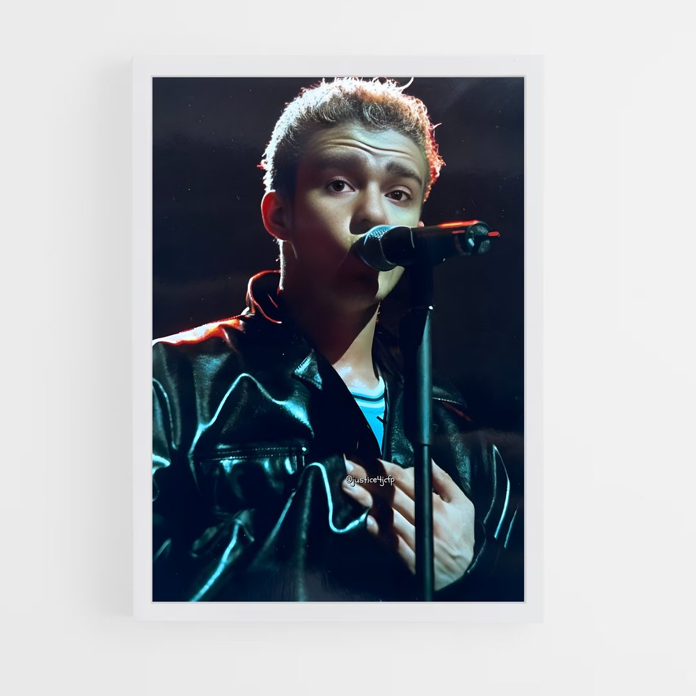 ap-justin timberlake-3 cadre Blanc