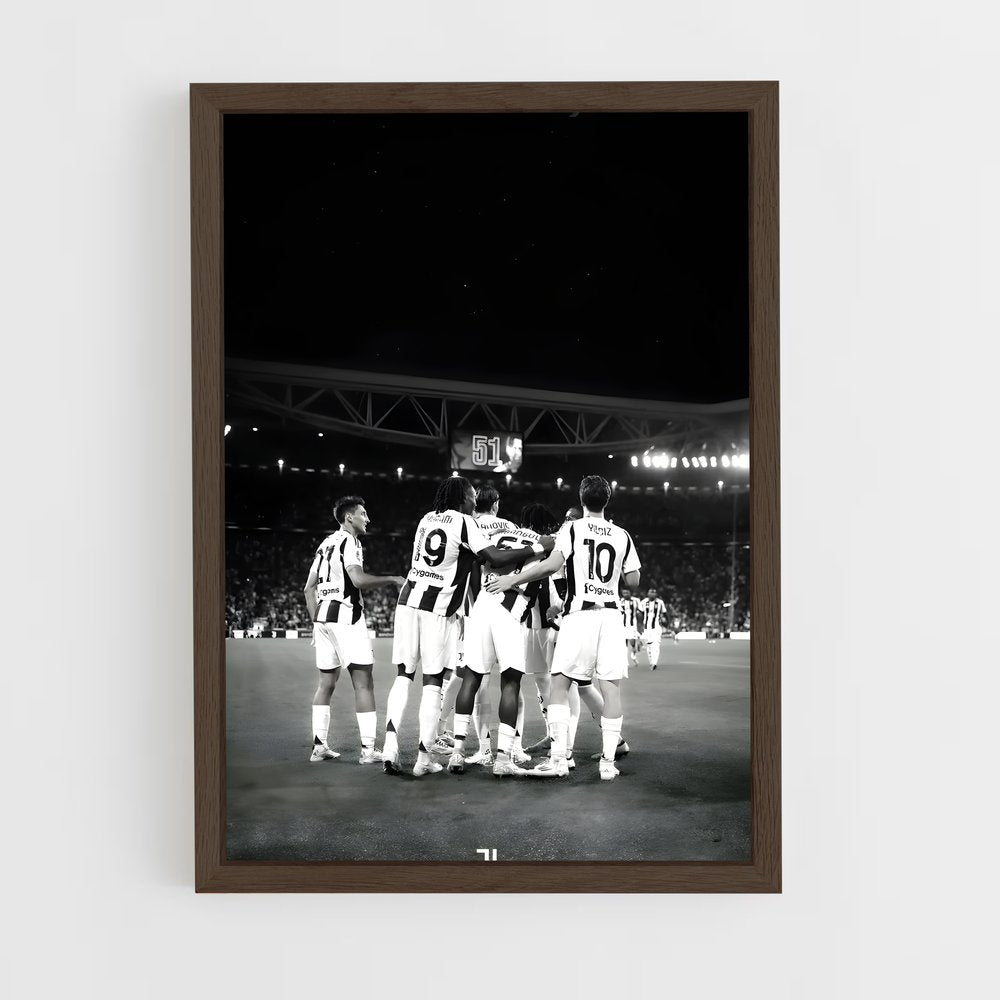 ap-juventus fc-13 cadre Bois foncé
