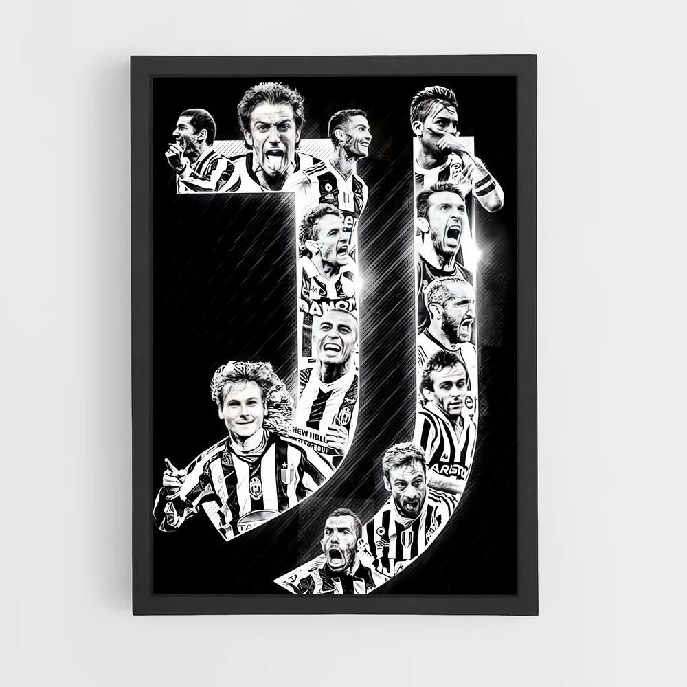 ap-juventus fc-7 cadre Noir