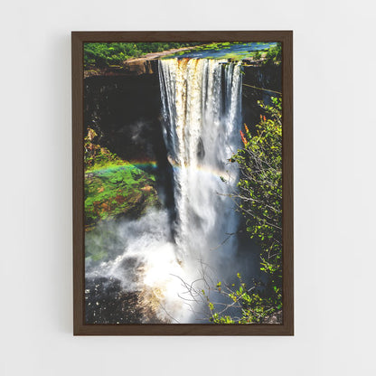 ap-kaieteur falls-4 cadre Bois foncé