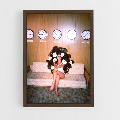 ap-kali uchis-2 cadre Bois foncé