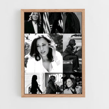 ap-kamala harris-1 cadre Bois clair