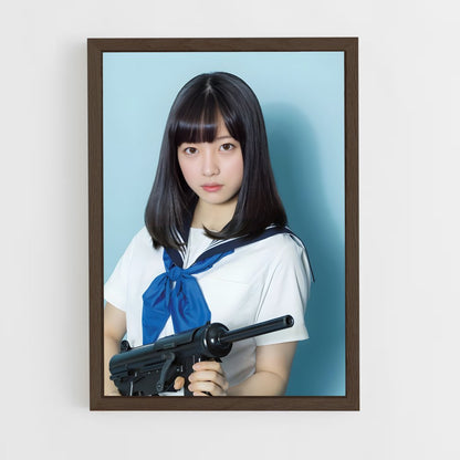 ap-kanna hashimoto-1 cadre Bois foncé