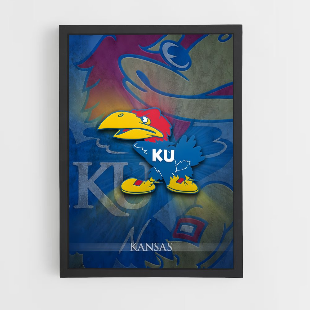 ap-kansas jayhawks-1 cadre Noir