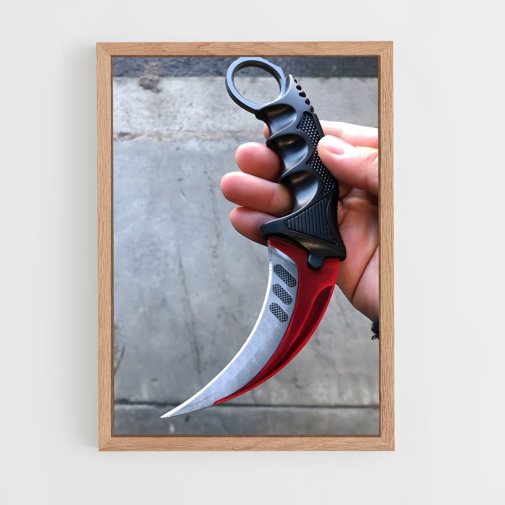 ap-karambit-2 cadre Bois clair
