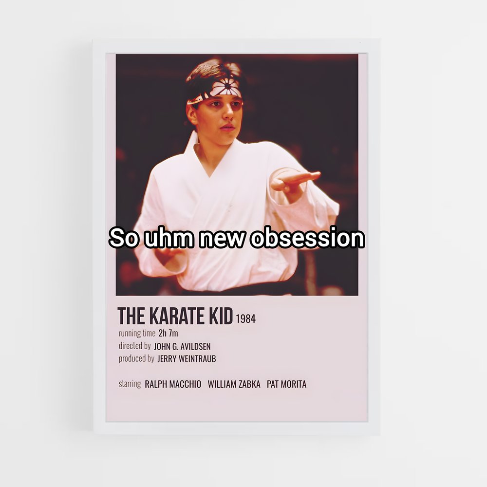 ap-karate kid-4 cadre Blanc
