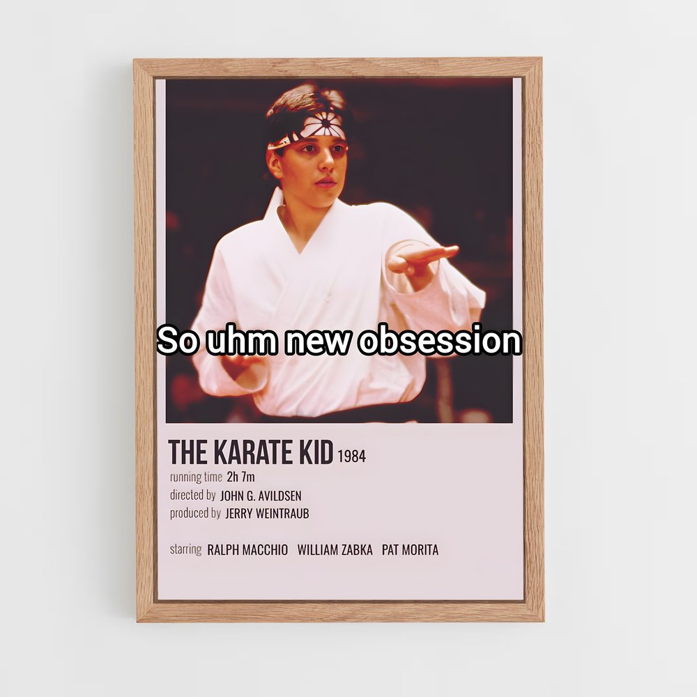 ap-karate kid-4 cadre Bois clair
