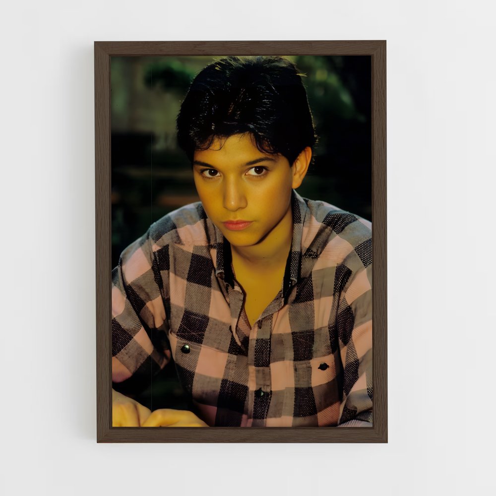 ap-karate kid-6 cadre Bois foncé