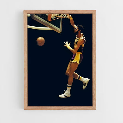ap-kareem abdul-jabbar-4 cadre Bois clair