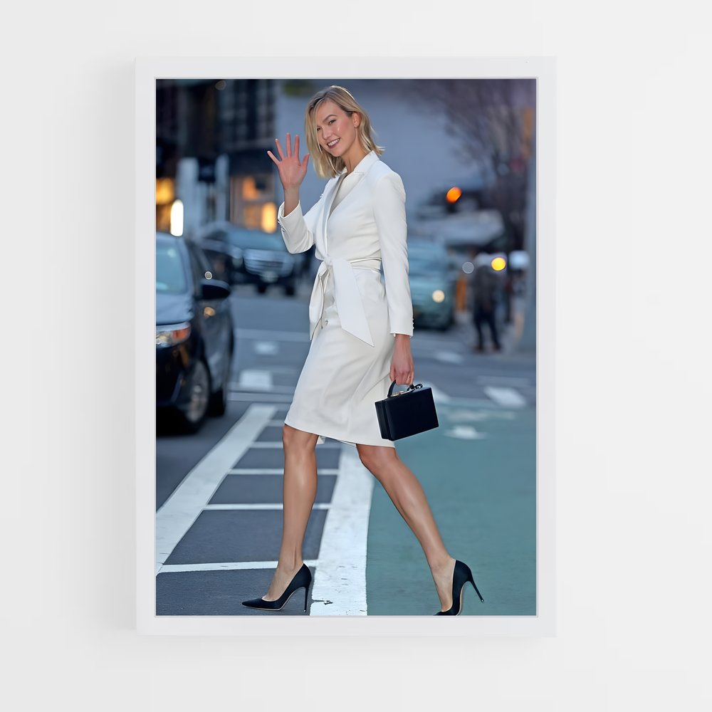 ap-karlie kloss-7 cadre Blanc