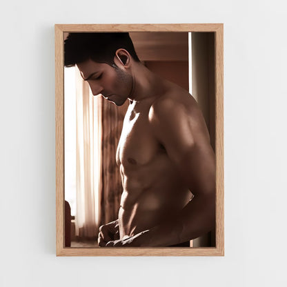 ap-kartik aaryan-9 cadre Bois clair