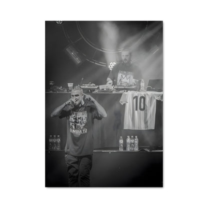 Poster Microphone Live
