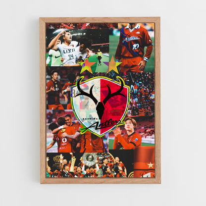 ap-kashima antlers-8 cadre Bois clair