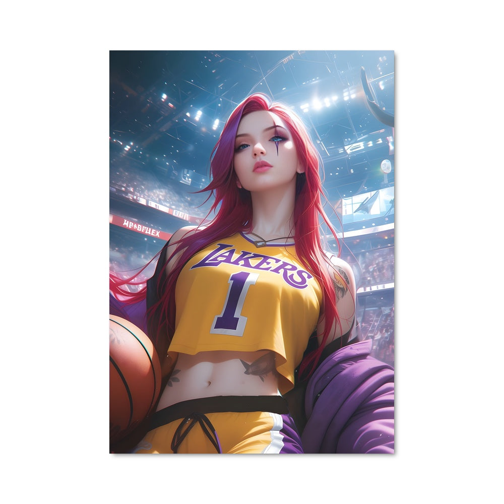Poster Dunking Red