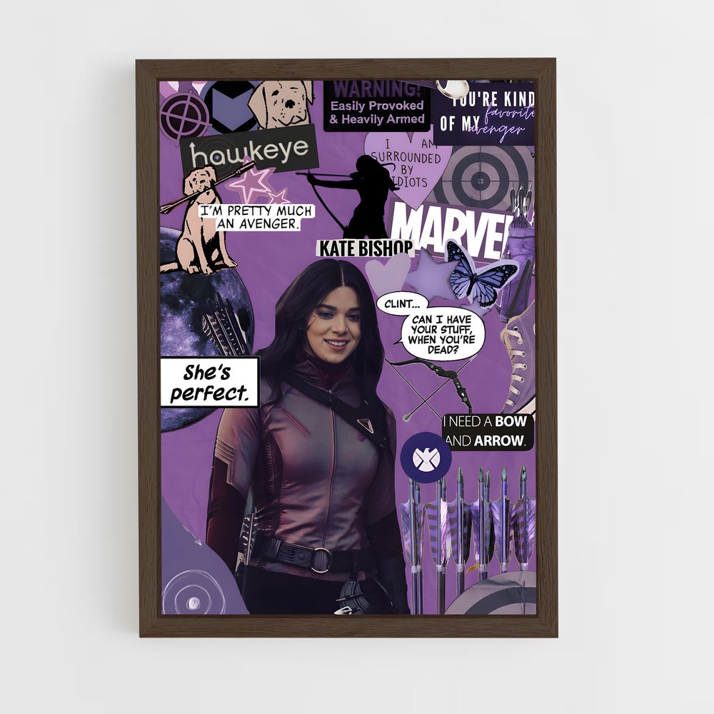 ap-kate bishop-5 cadre Bois foncé