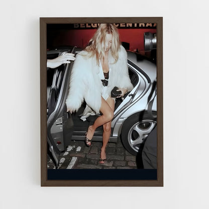 ap-kate moss-9 cadre Bois foncé