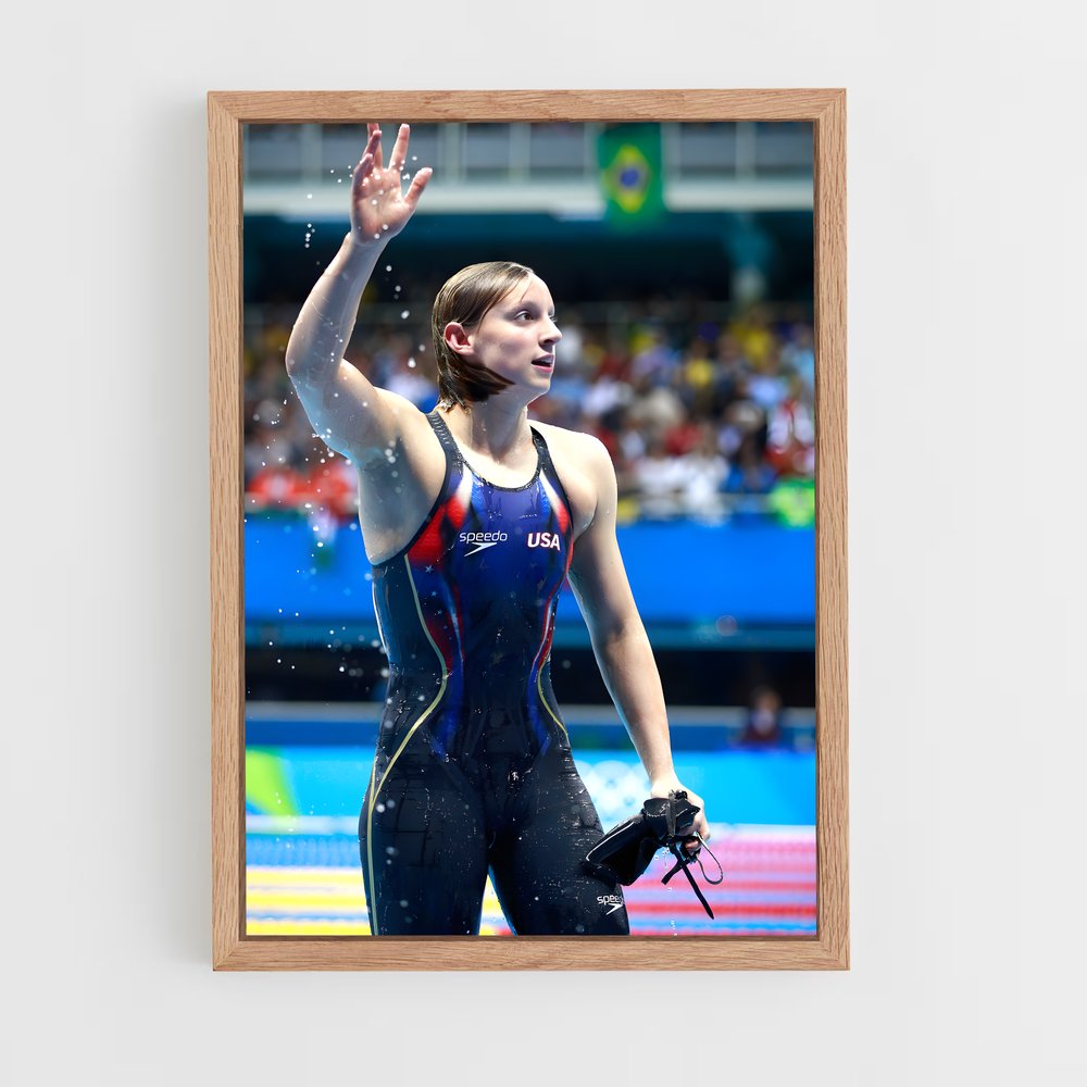 ap-katie ledecky-1 cadre Bois clair