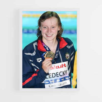 ap-katie ledecky-5 cadre Blanc