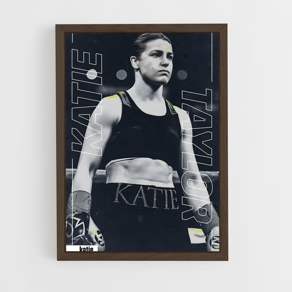 ap-katie taylor-1 cadre Bois foncé