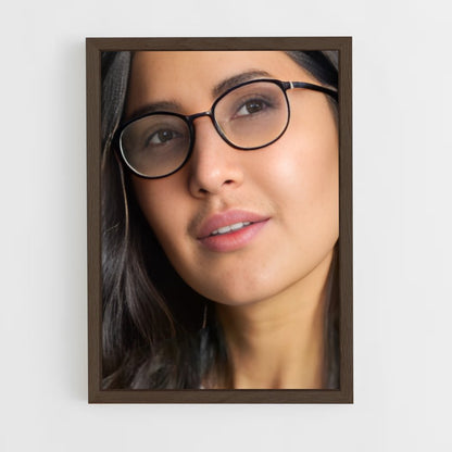 ap-katrina kaif-4 cadre Bois foncé
