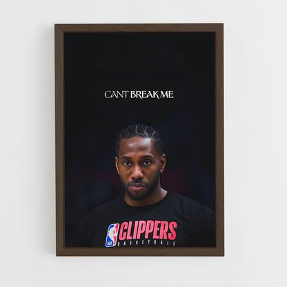 ap-kawhi leonard-3 cadre Bois foncé