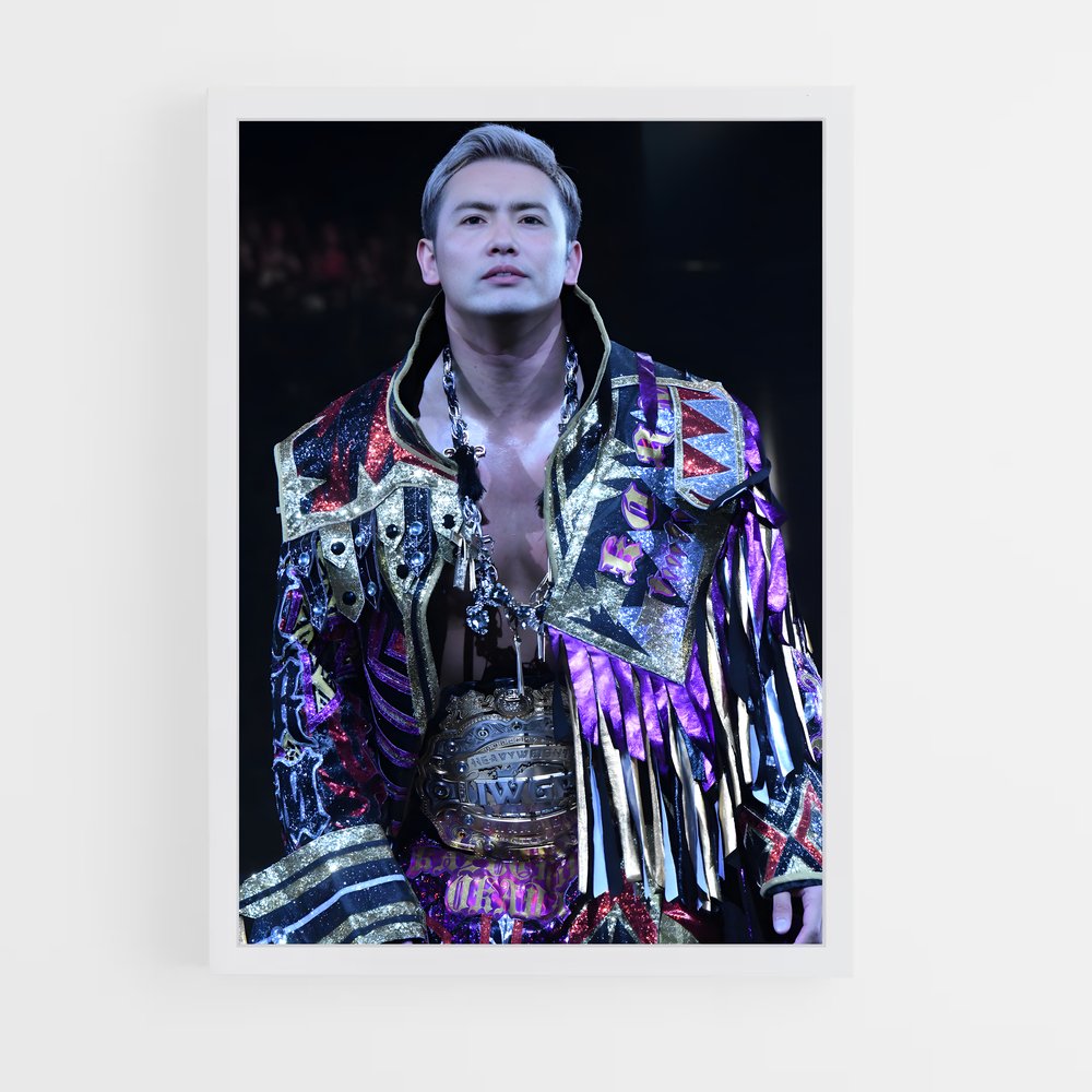 ap-kazuchika okada-6 cadre Blanc