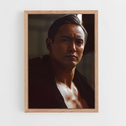 ap-kazuchika okada-7 cadre Bois clair