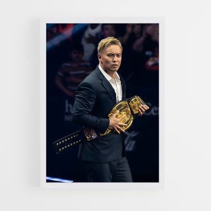 ap-kazuchika okada-9 cadre Blanc