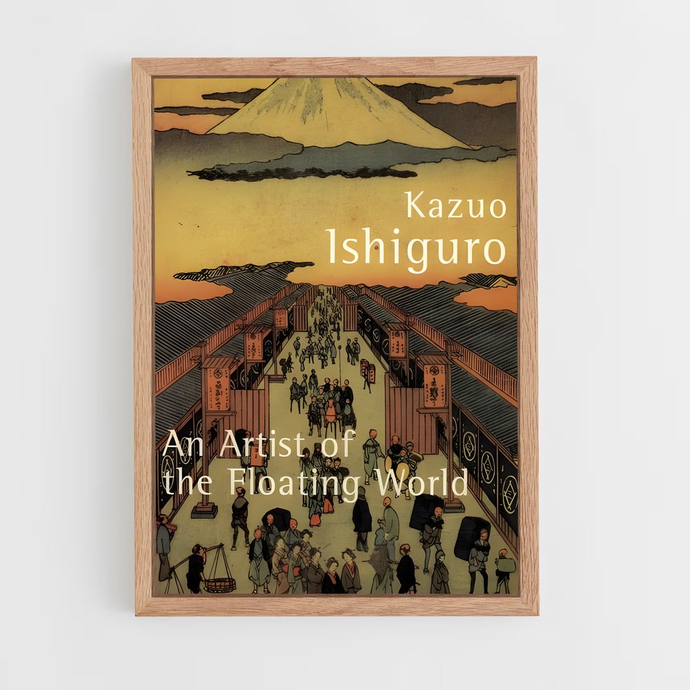 ap-kazuo ishiguro-3 cadre Bois clair