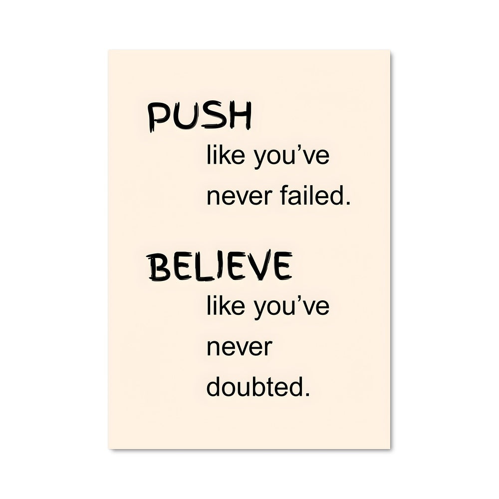Poster Push Your Limits