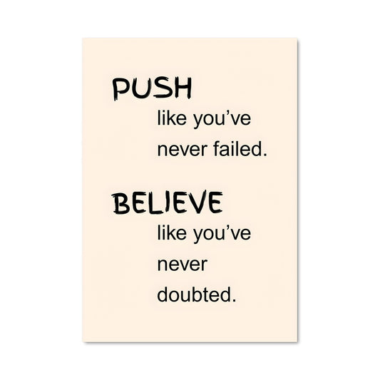 Poster Push Your Limits