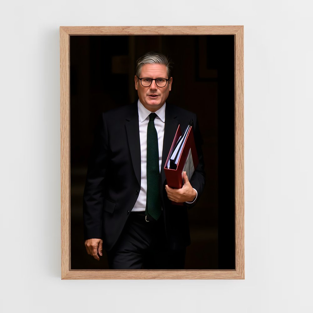 ap-keir starmer-3 cadre Bois clair