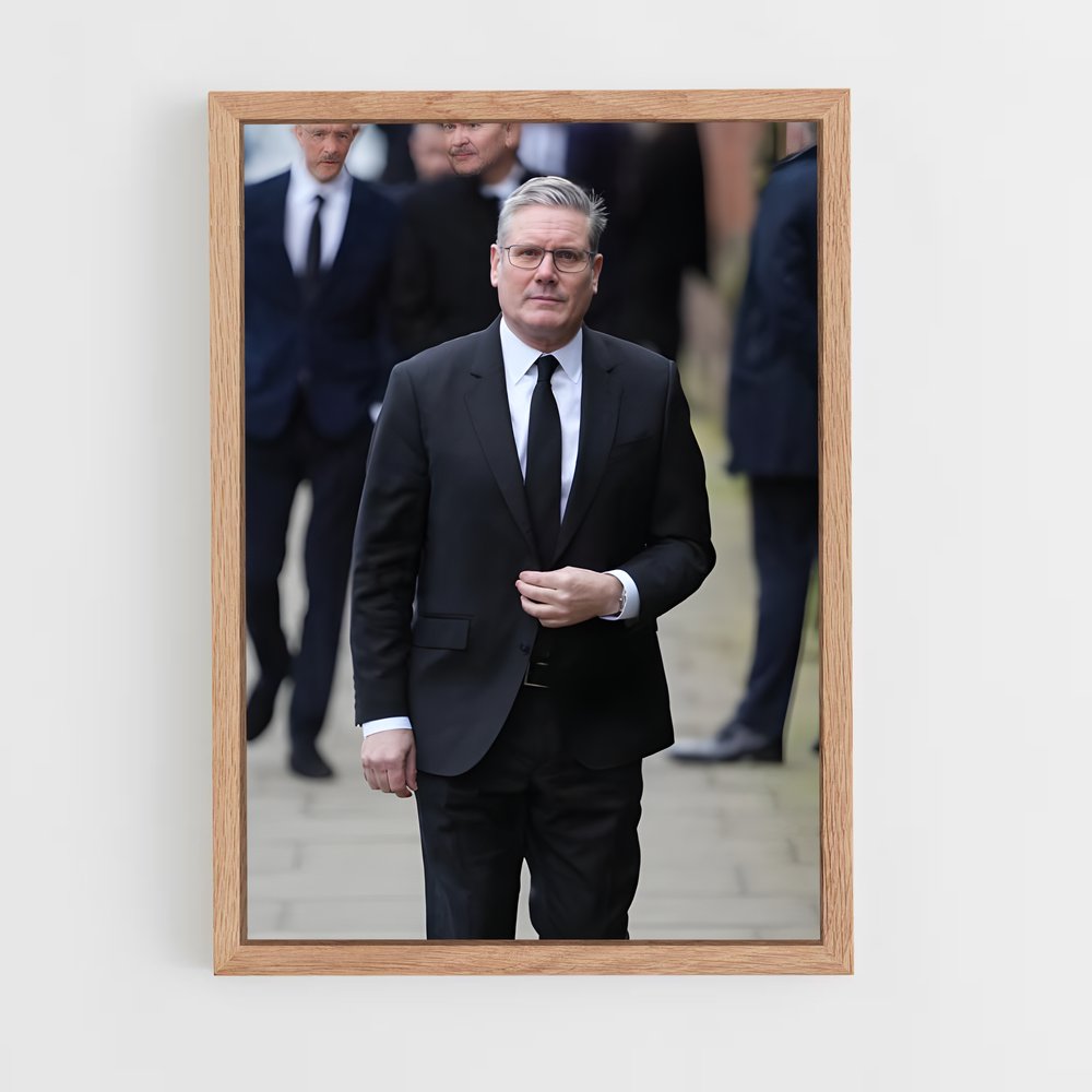 ap-keir starmer-6 cadre Bois clair