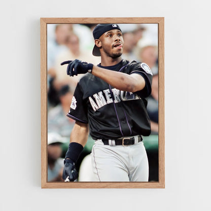 ap-ken griffey jr-1 cadre Bois clair