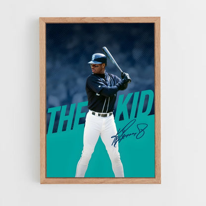 ap-ken griffey jr-2 cadre Bois clair