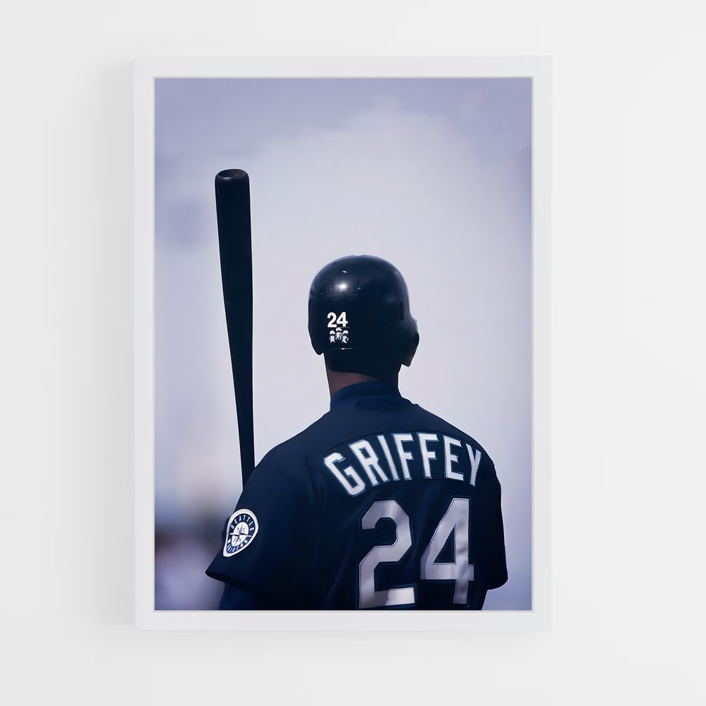 ap-ken griffey jr-6 cadre Blanc
