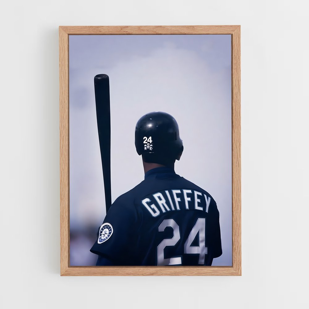 ap-ken griffey jr-6 cadre Bois clair