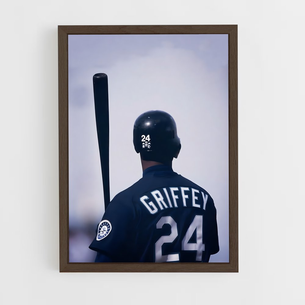 ap-ken griffey jr-6 cadre Bois foncé