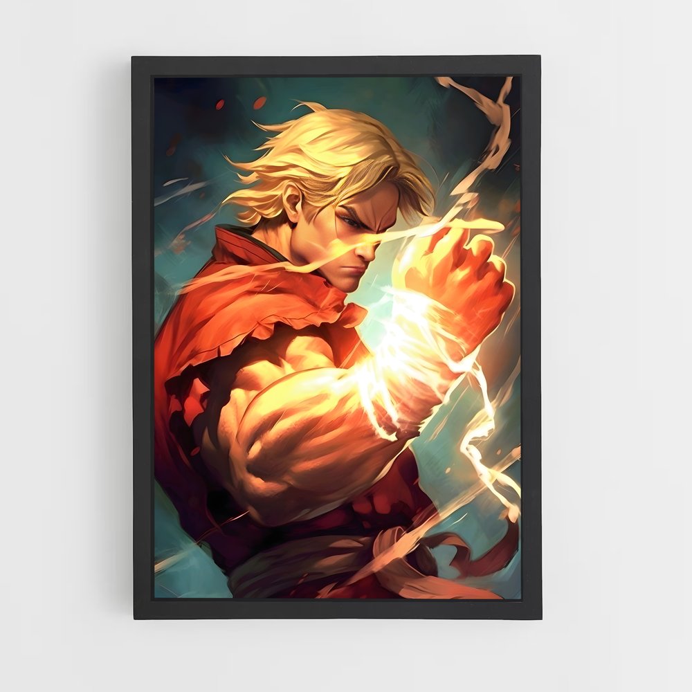 ap-ken street fighter-3 cadre Noir