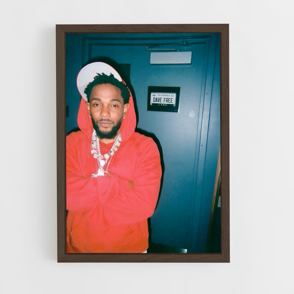 ap-kendrick lamar-4 cadre Bois foncé