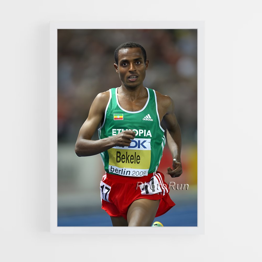 ap-kenenisa bekele-4 cadre Blanc