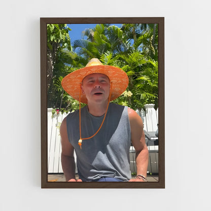 ap-kenny chesney-6 cadre Bois foncé