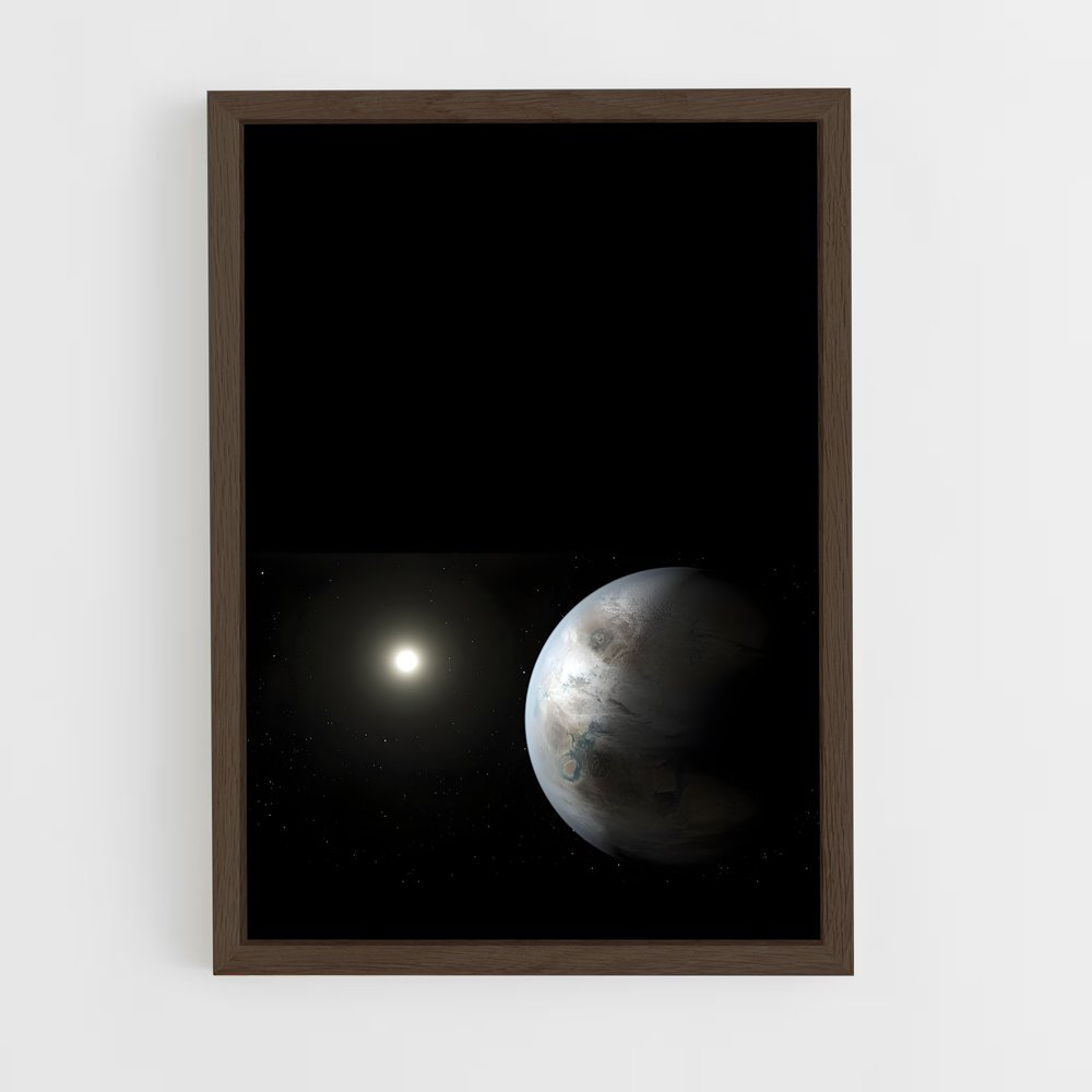 ap-kepler 452b-1 cadre Bois foncé